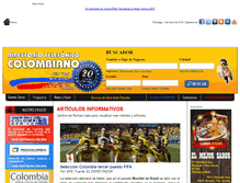 Tablet Screenshot of dtcolombiano.com